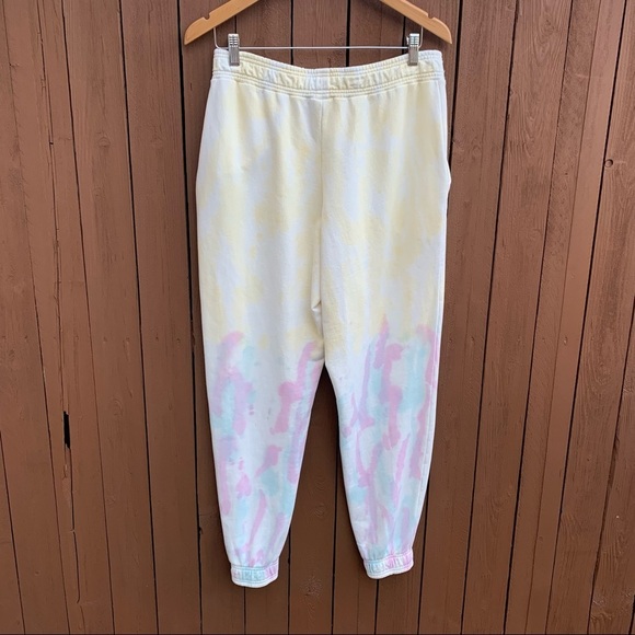 All Saints | NWT Size 10 Pippa Yellow & Lilac Tie Dye Joggers orig $155 - Picture 16 of 16